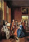 Famous Interior Paintings - Concert in an Interior